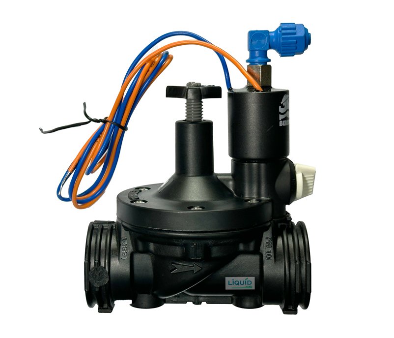 Electroválvula Bermad Serie 200 normal abierta vista lateral